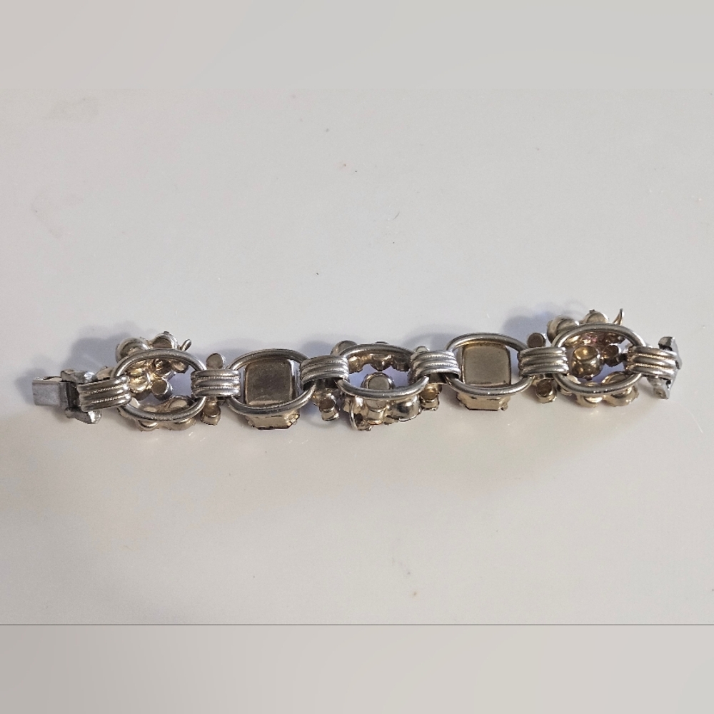 Elegant Silver, Pink & Fuschia Juliana Vintage Bracelet - Picture 10 of 11